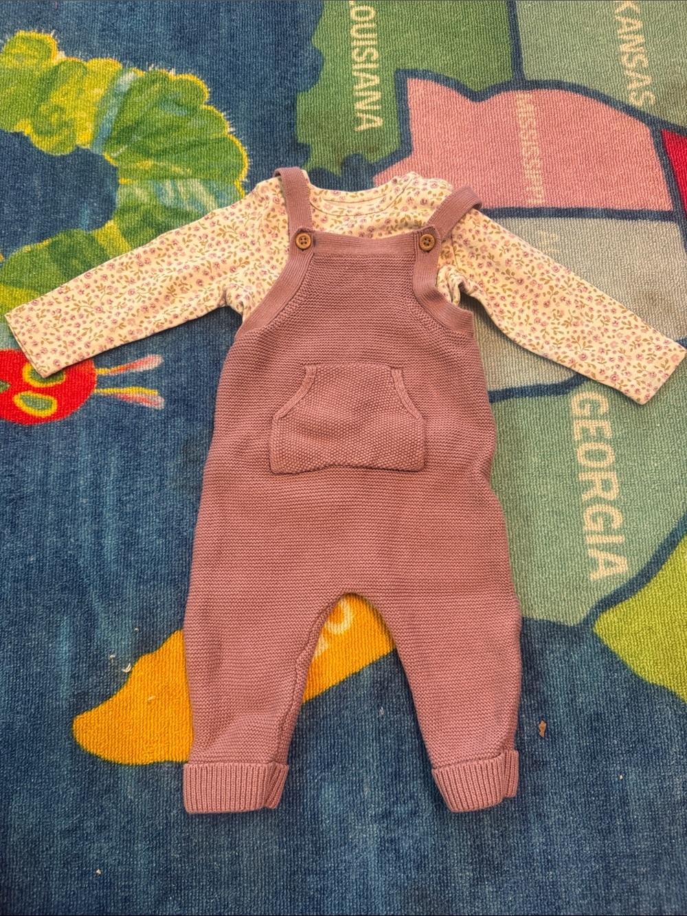 Carter's Little Planet Floral Bodysuit